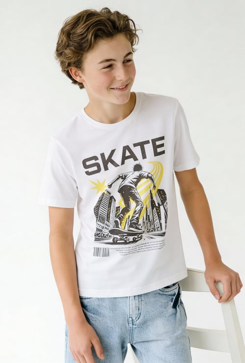 Boys Graphic Print T-shirt