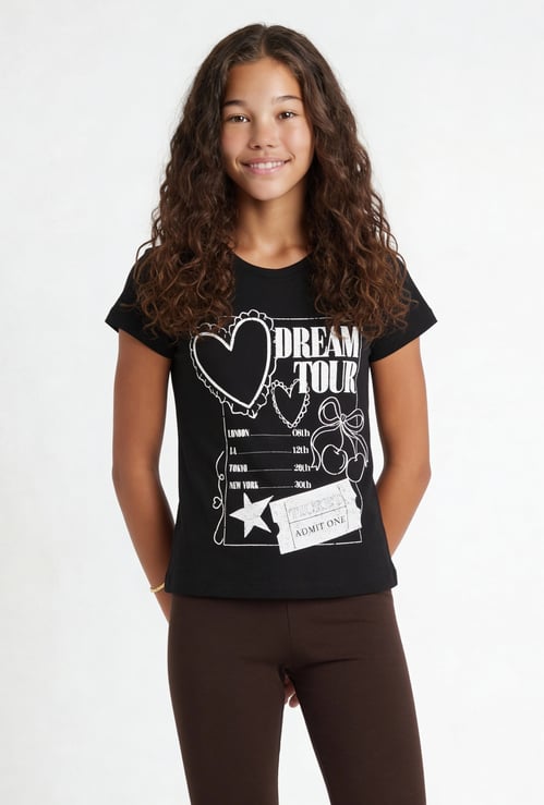 Girls Printed T-shirt