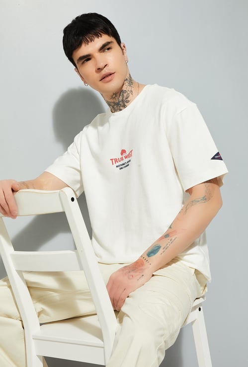URB_N Men Printed Oversized Fit T-shirt