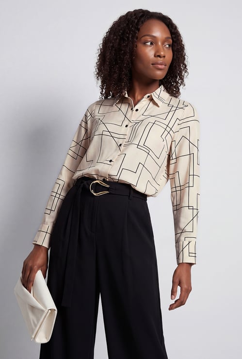 Women Printed Regular Fit Shirt