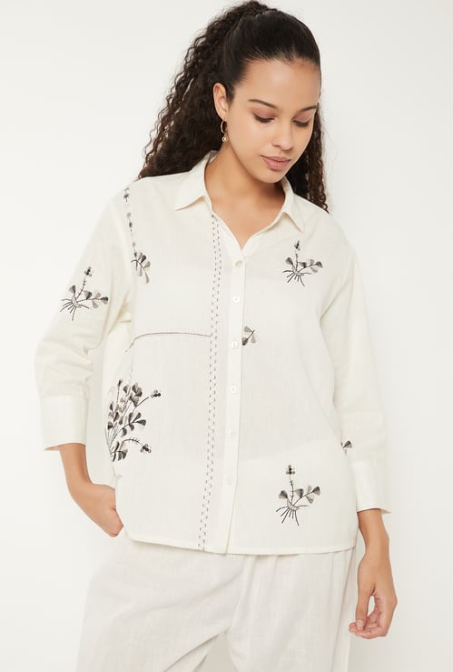 Women Embroidered Shirt