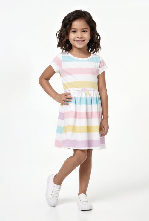 Girls Striped Dress