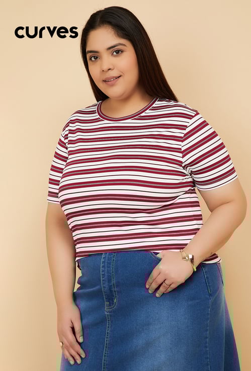 Women Striped T-shirt