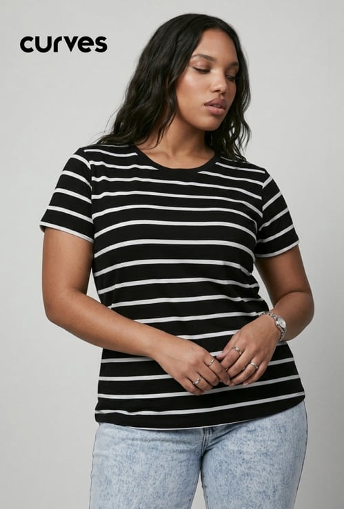 Women Striped T-shirt
