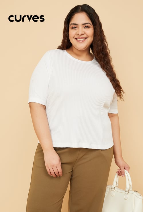 Women Ribbed T-shirt