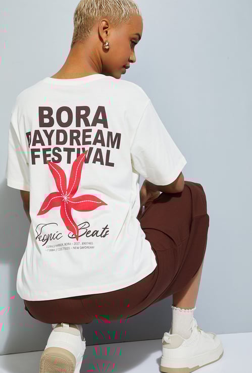 ALAYA F x URB_N Women Printed T-shirt