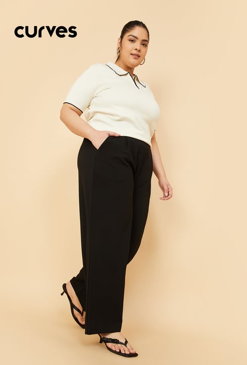 Women Solid Trousers