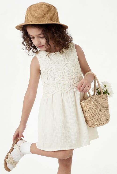 Girls Crochet Dress