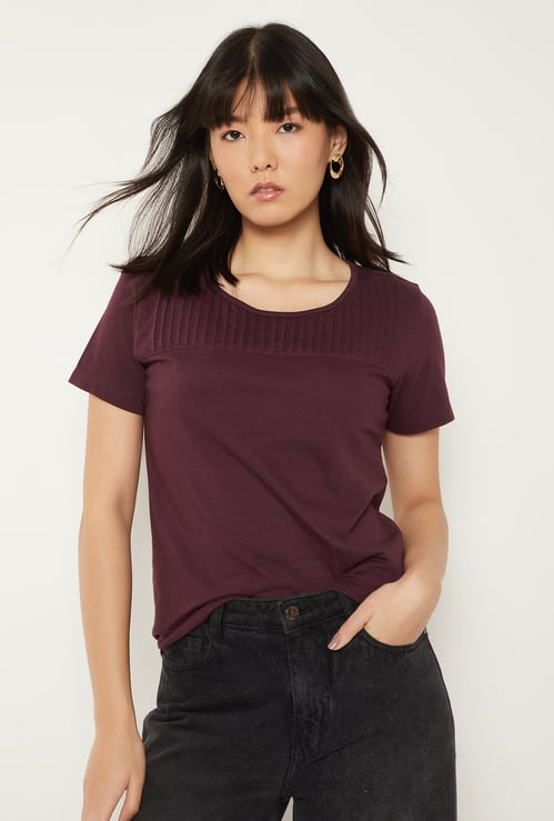 Women Pintuck T-shirt