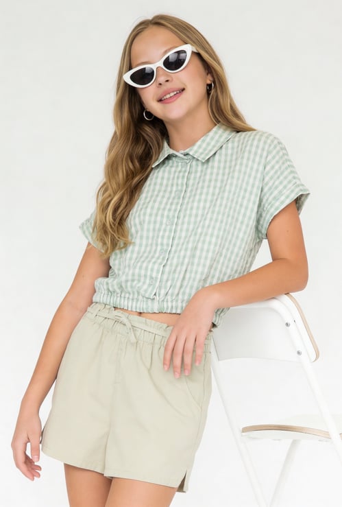 Girls Checked Shirt