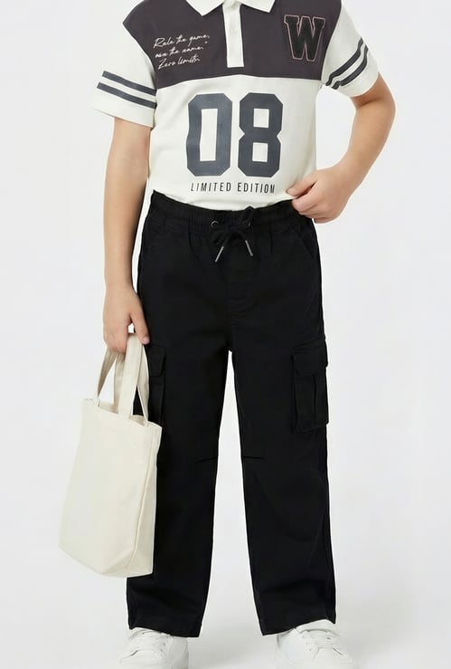 Boys Solid Cargos