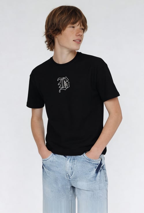 Boys Embroidered Oversized T-shirt