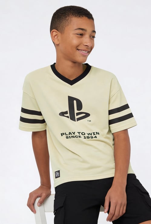 Boys PlayStation Printed Oversized T-shirt