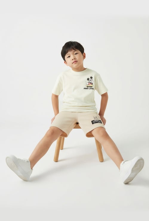 Boys Mickey Print T-shirt