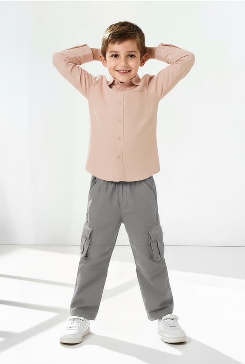 Boys Solid Shirt