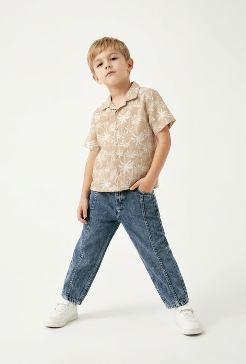 Boys Printed Resort Shirt