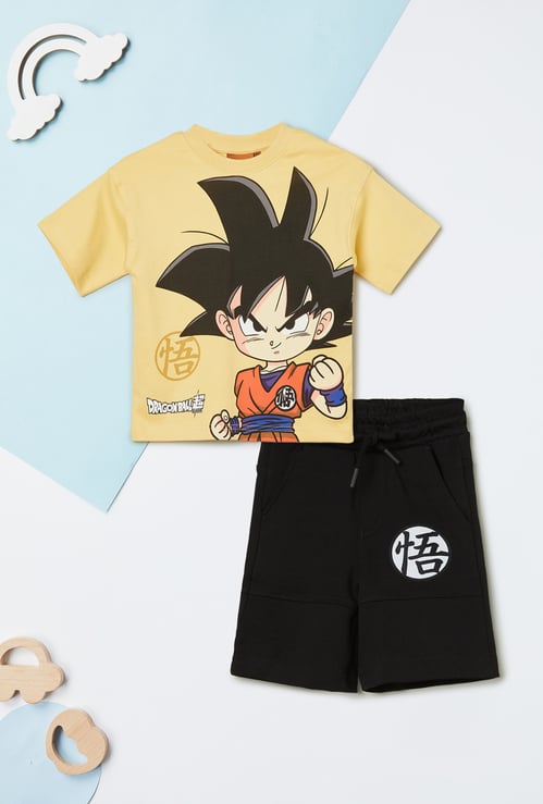 Boys Dragon Ball-Z Shorts Set