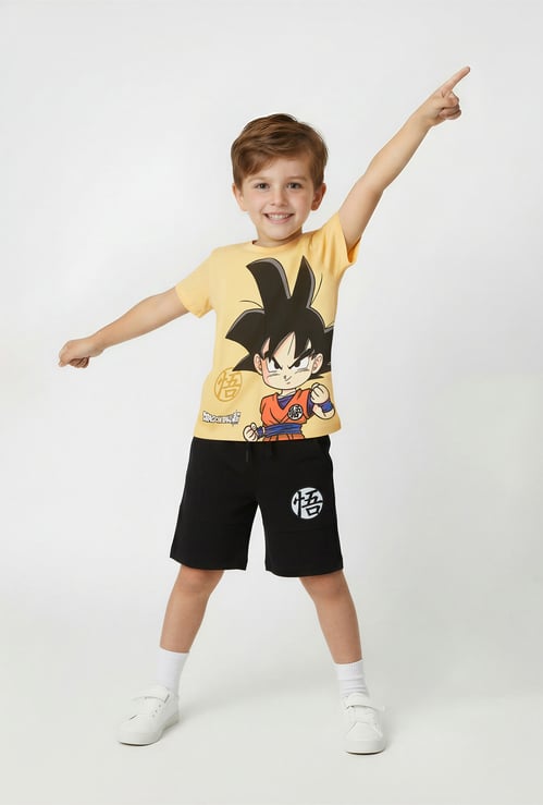 Boys Dragon Ball-Z Shorts Set