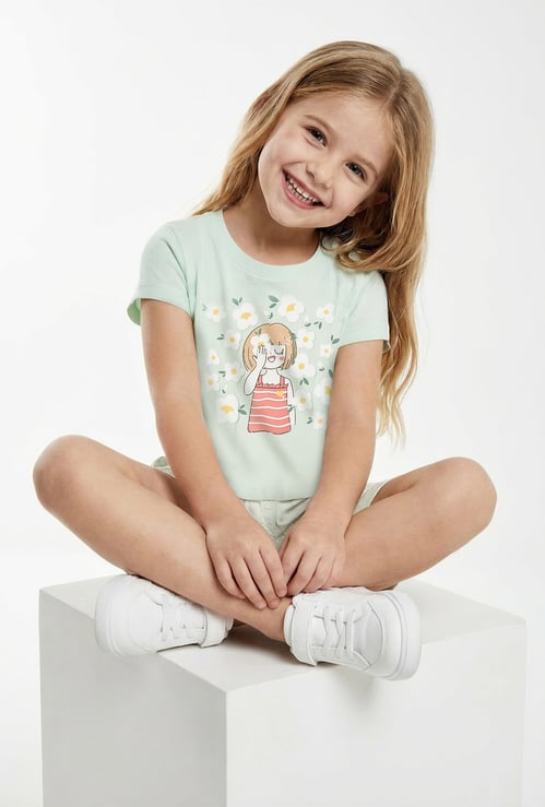Girls Printed T-shirt