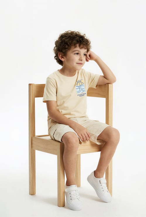 Boys Placement Print T-shirt