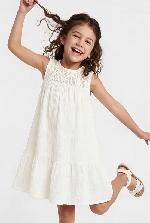 Girls Crochet Dress