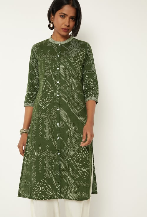 Women Printed Straight Kurta