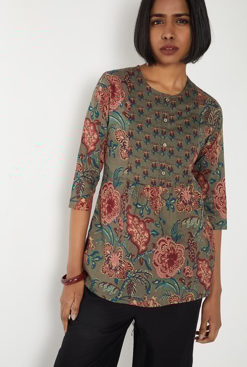 Women Printed Short Kurti