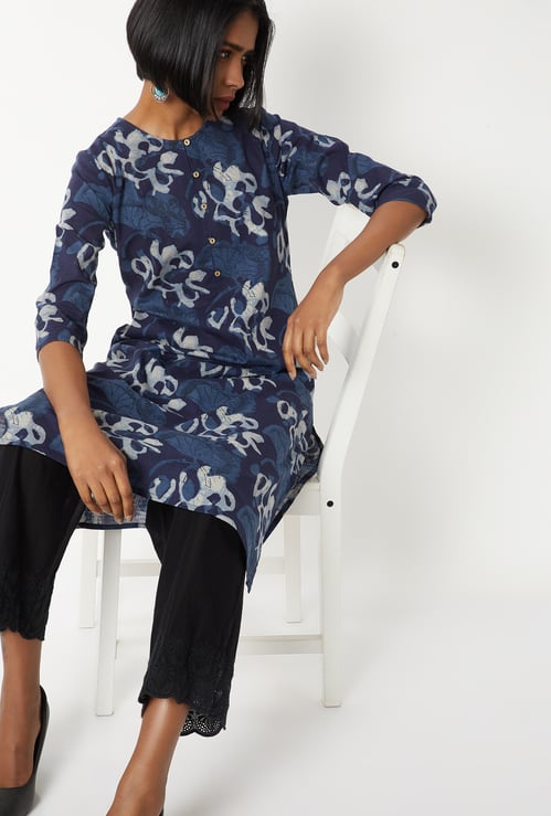 Women Printed Straight Kurta