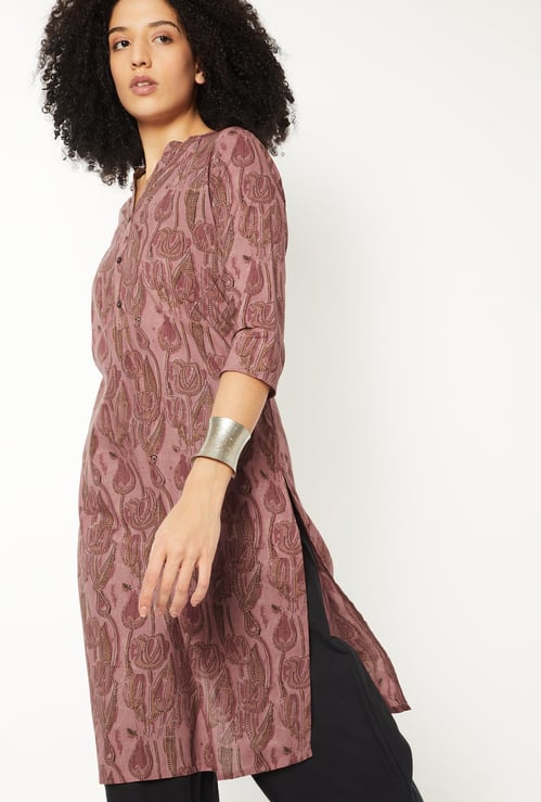 Women Printed Straight Kurta Set
