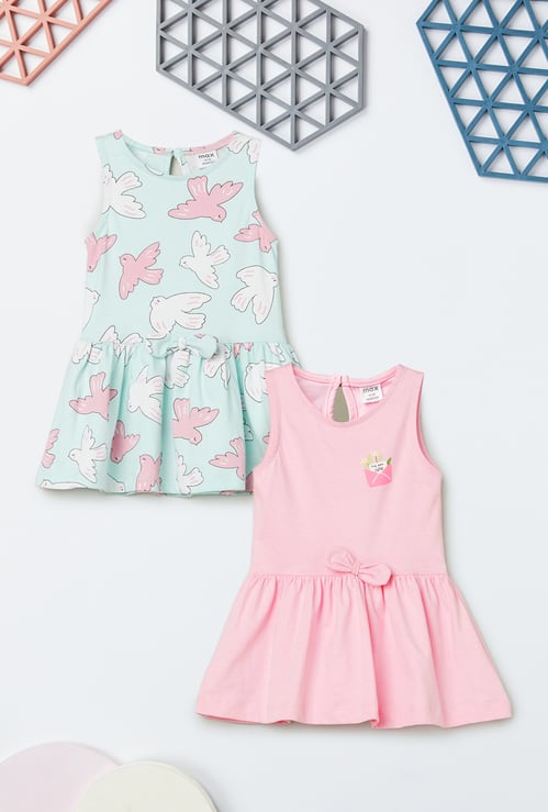 Girls Assorted Dress - Pack of 2