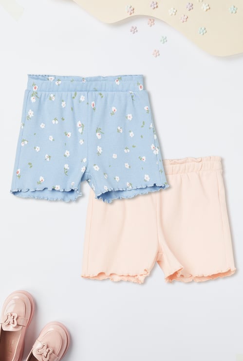 Girls Assorted Shorts - Pack of 2