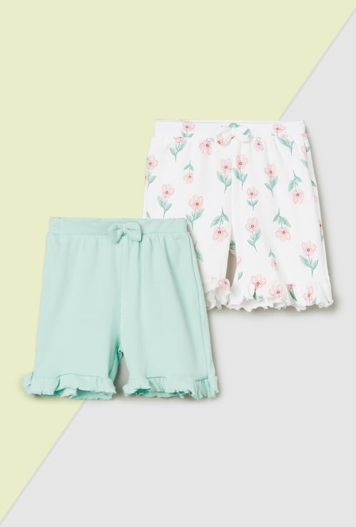 Girls Assorted Shorts Set - Pack of 2