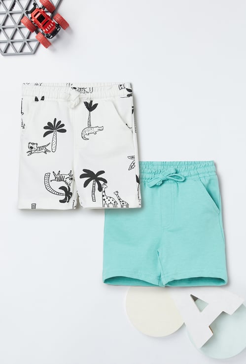 Boys Assorted Shorts - Pack of 2