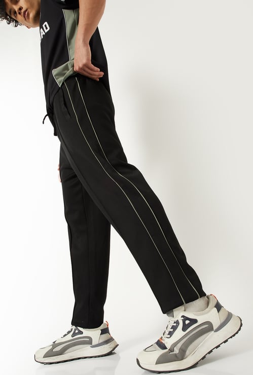 Men Side Stripes Track Pants