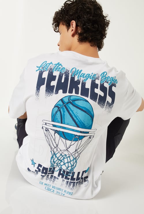 Men Printed Sports T-shirt