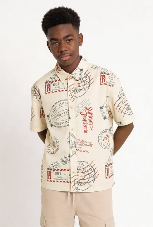Boys Printed Shirt