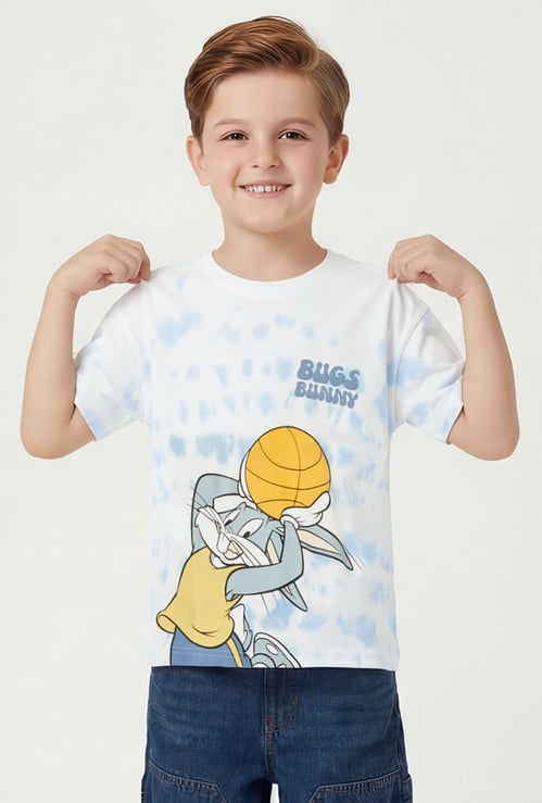 Boys Bugs Bunny Print T-shirt