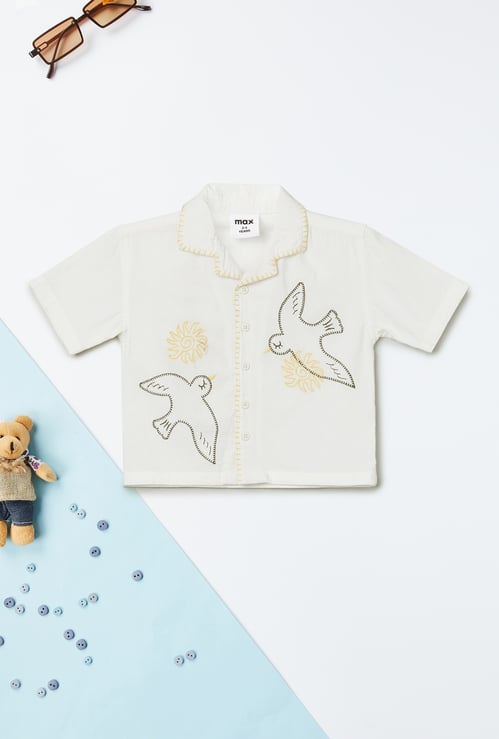 Boys Embroidered Resort Shirt