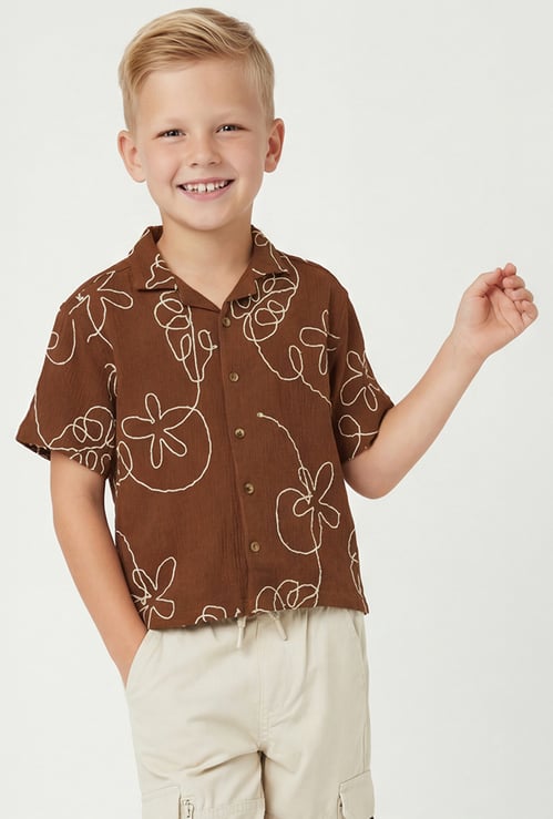 Boys Embroidered Shirt