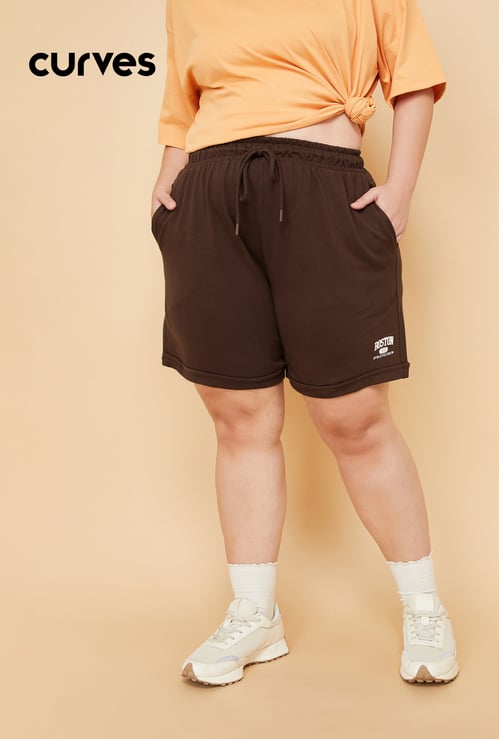 Women Printed Athleisure Shorts
