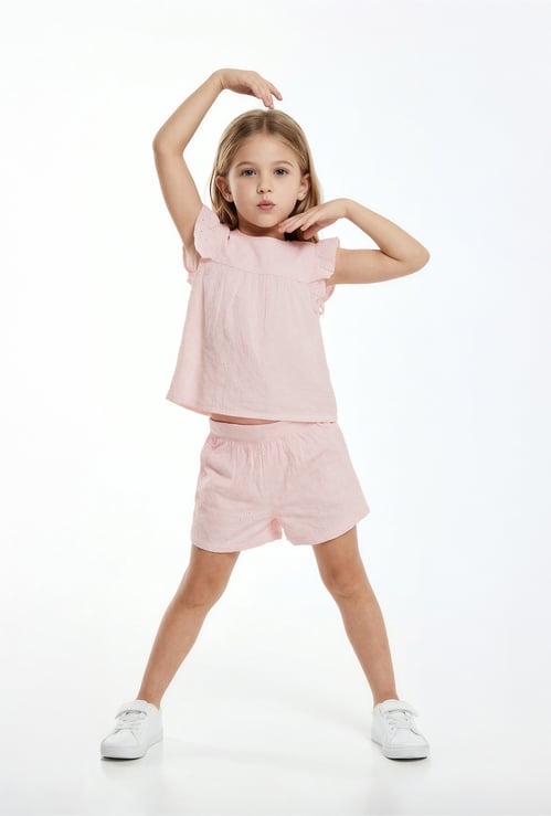 Girls Schiffili Shorts Set