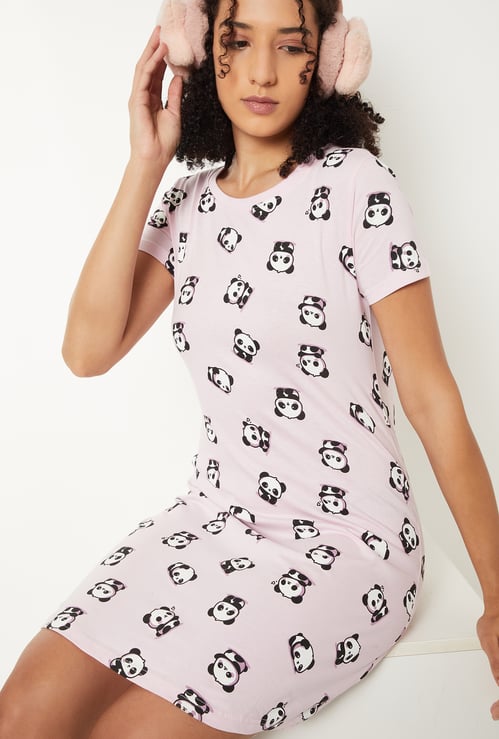 Women Printed Nightdress