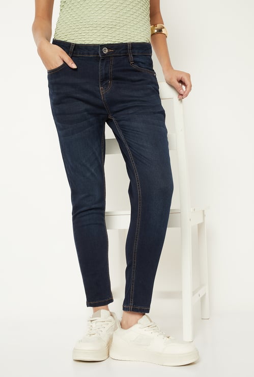 Women Washed Skinny Fit Jeans