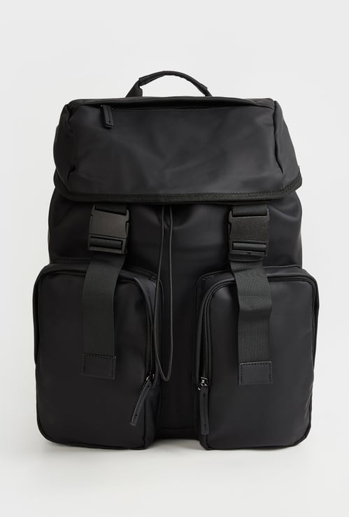 Men Solid Backpack