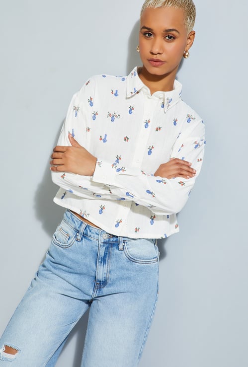 URB_N Women Printed Shirt