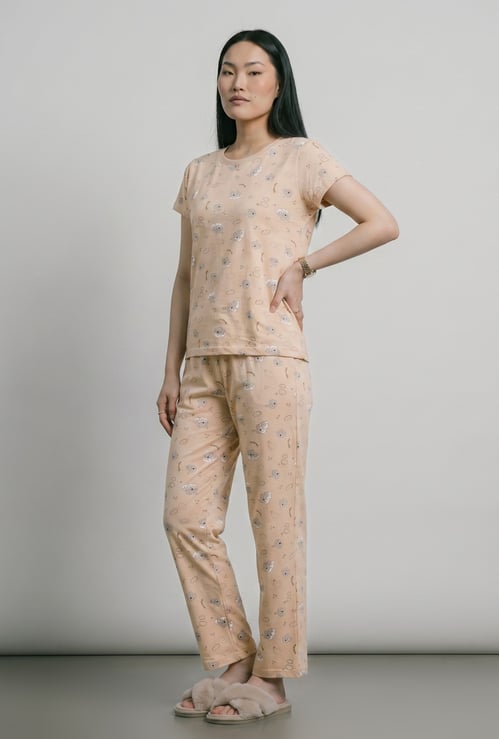Women Printed PJ Set