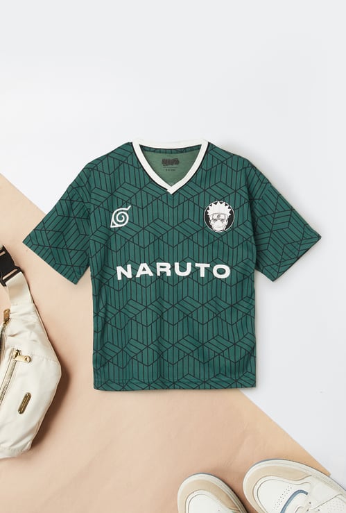 Boys Naruto Print T-shirt
