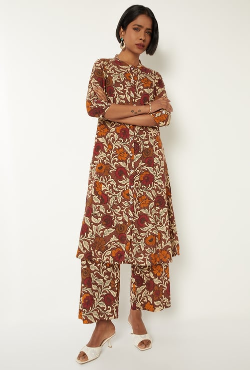 Women Printed A-line Kurta Set