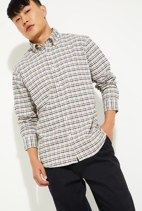 Men Checked Regular Fit Shirt