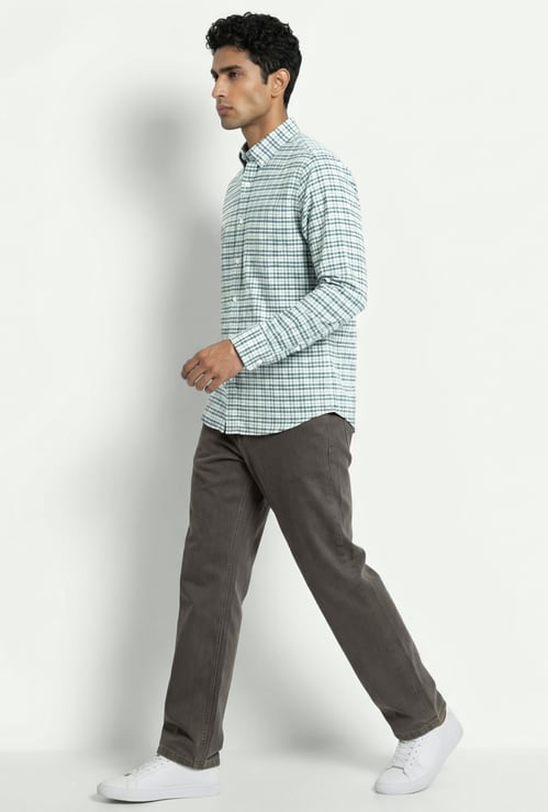 Men Checked Regular Fit Shirt